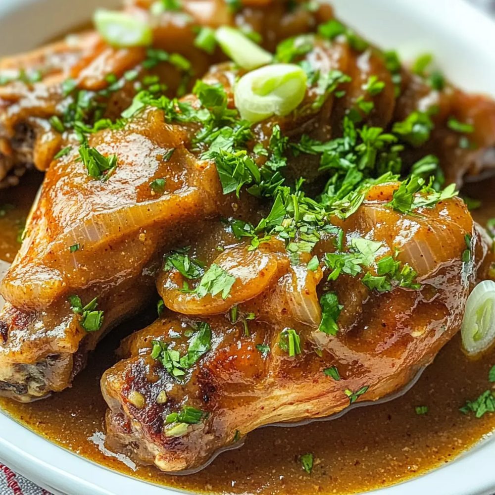 Smothered Turkey Wings
